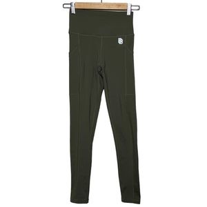 Boss Bodies Pocket Scrunch Leggings Olive